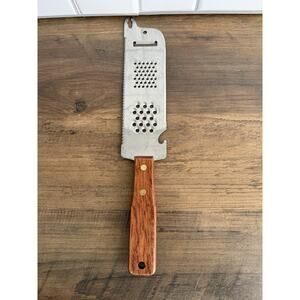 Vintage WIZARD Knife Opener Zester Grater Slicer, Stainless, JAPAN